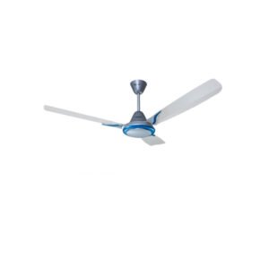Click Camellia Ceiling Fan 56" - Silver & Blue