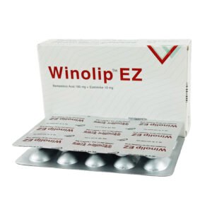 Winolip EZ Tablet (Bempedoic acid + Ezetimibe 180 mg + 10 mg )