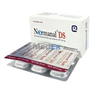 Normanal DS Tablet 900 mg + 100 mg (Diosmin + Hesperidin)