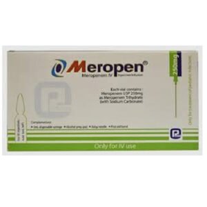 Meropen Injection 250 mg/vial – Meropenem Trihydrate