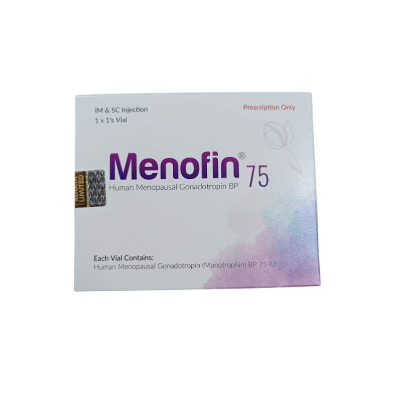 Menofin Injection 75 IU/vial – Human Menopausal Gonadotrophin