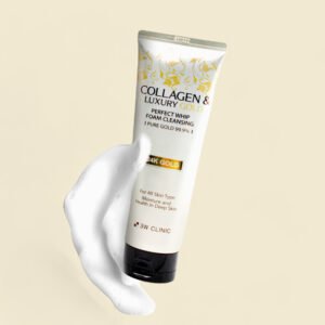 3W Clinic Collagen And Luxury Gold Perfect Whip Foam Cleansing 180 gm