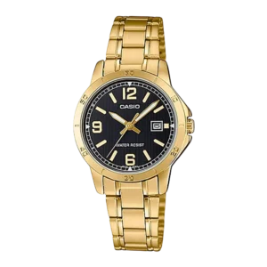 Casio Gold Analog Stainless Steel Strap Watch For Women - LTP-V004G-1BUDF