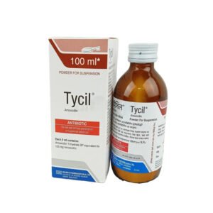Tycil 100ml  Powder for Suspension (Amoxicillin Trihydrate 125 mg/5 ml)