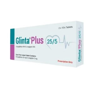 Glinta Plus Tablet 25 mg + 5 mg – Empagliflozin + Linagliptin
