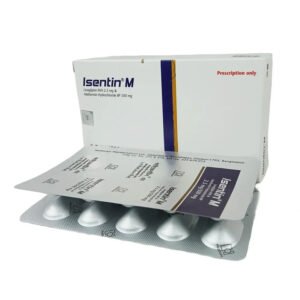 Isentin M 2.5 mg+500 mg Tablet (Linagliptin + Metformin Hydrochloride 2.5 mg+500 mg)