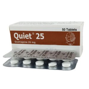 Quiet 25mg Tablet (Quetiapine Fumarate 25mg)