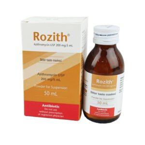Rozith Suspension 200 mg/5 ml (Azithromycin Dihydrate)