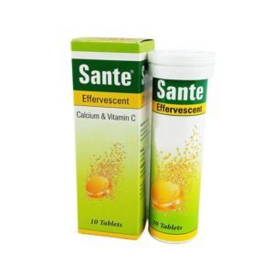Sante Tablet (Calcium Lactate Gluconate + Calcium Carbonate + Vitamin C 1000 mg+327 mg+500 mg)