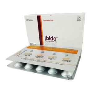 Ibida 550mg Tablet (Rifaximin 550mg)