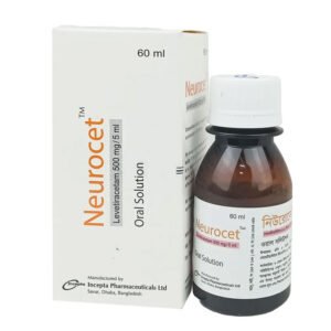 Neurocet 60ml Oral Solution (Levetiracetam 500 mg/5 ml)