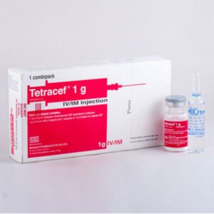 Tetracef IM/IV Injection (Cefepime Hydrochloride 1 gm/vial)