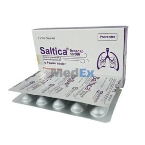 Saltica Inhalation Capsule 50 mcg + 500 mcg (Salmeterol + Fluticasone Propionate50 mcg + 500 mcg)