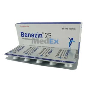 Benazin Tablet 25 mg – Tetrabenazine