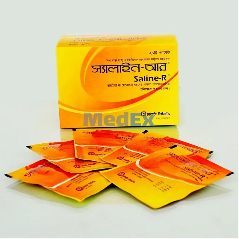 Saline-R Powder 10.25 gm – Oral rehydration salt