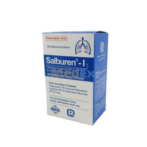 Salburen-I Inhaler (100 mcg + 20 mcg)/puff  (Salbutamol + Ipratropium)