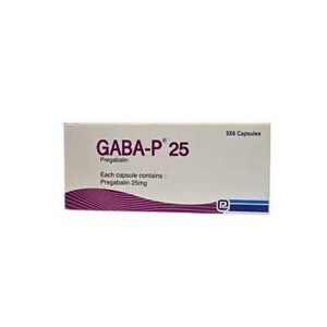 GABA-P Capsule 25 mg – Pregabalin