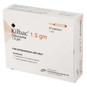 Kilbac Injection (Cefuroxime Axetil  1.5 gm/vial)