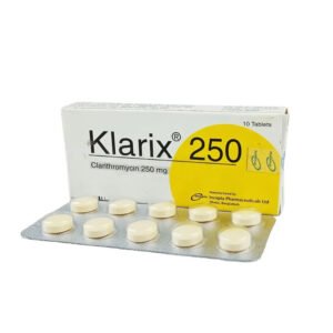 Klarix 250mg Tablet (Clarithromycin 250mg)