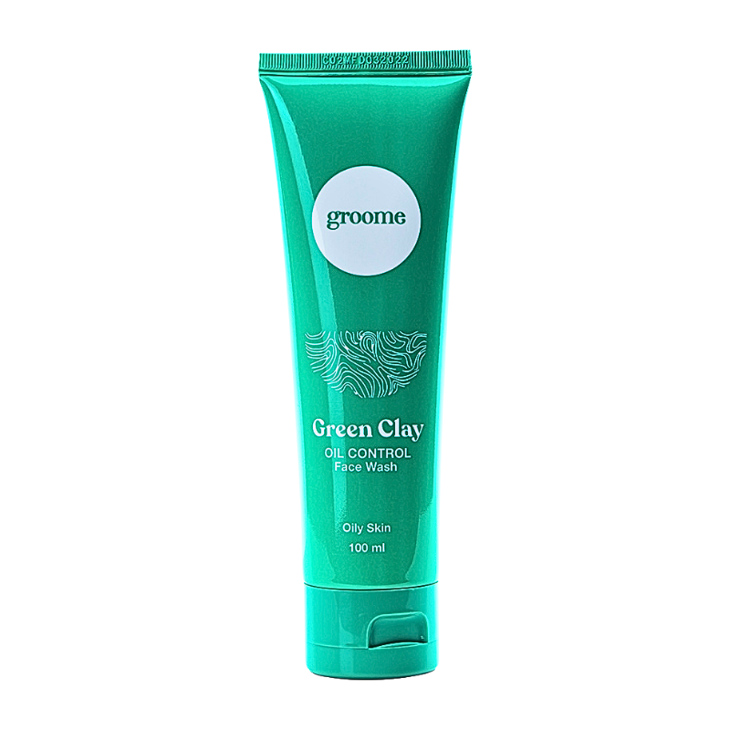 Groome Green Clay Oil Control Face Wash 100ml