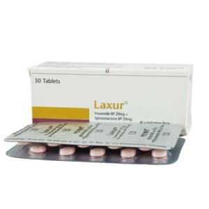 Laxur Tablet 20 mg+50 mg (Furosemide + Spironolactone)