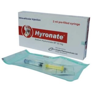 Hyronate Injection (Sodium Hyaluronate 20mg/2ml)