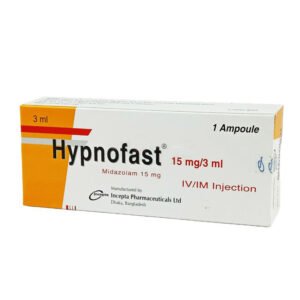 Hypnofast Injection (Midazolam 15 mg/3 ml)