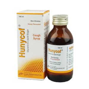Hunycof 100ml Syrup (Glycerol + Liquid Sugar (0.75 ml+1.93 ml)/5 ml)