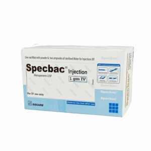 Specbac   IV Injection or Infusion (Meropenem Trihydrate 1 gm/)