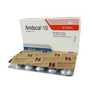Amdocal 10mg Tablet (Amlodipine Besilate 10 mg)