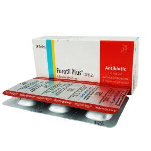 Furotil Plus Tablet 125 mg+31.25 mg (Cefuroxime Axetil + Clavulanic Acid)