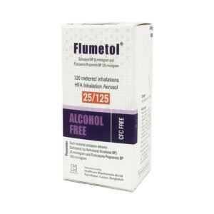 Flumetol Inhaler (25 mcg+125 mcg)/puff (Salmeterol + Fluticasone Propionate)