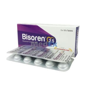 Bisoren Tablet 2.5 mg (Bisoprolol Fumarate 2.5mg)