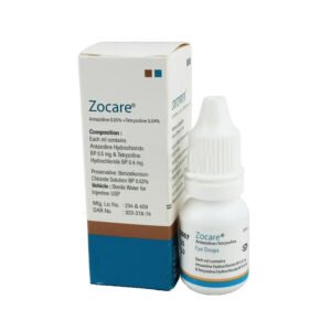 Zocare Eye Drop 0.05%+0.04% (Antazoline + Tetryzoline 0.05%+0.04%)