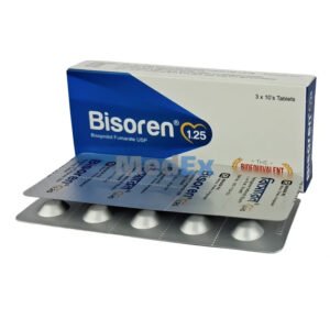 Bisoren Tablet 1.25 mg (Bisoprolol Fumarate 1.25mg)