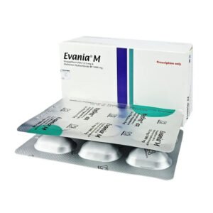 Evania M Tablet 12.5 mg+1000 mg (Empagliflozin + Metformin Hydrochloride)