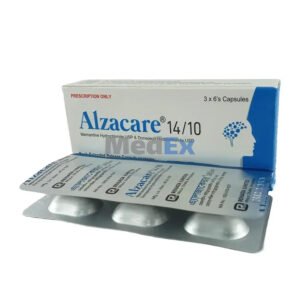 Alzacare Capsule 14 mg + 10 mg (Memantine + Donepezil)