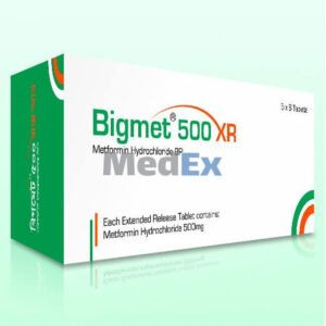 Bigmet XR Tablet 500 mg (Metformin Hydrochloride 500mg)