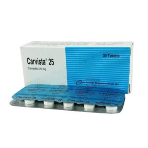 Carvista 25mg Tablet (Carvedilol 25mg)