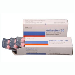 Arthrofen Tablet 50 mg + 200 mcg (Diclofenac Sodium + Misoprostol)