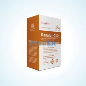 Renafor-G Inhaler (9 mcg + 4.8 mcg)/puff – Glycopyrronium Bromide + Formoterol Fumarate