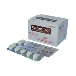 Calcicar 500mg Tablet (Calcium Carbonate 500mg)