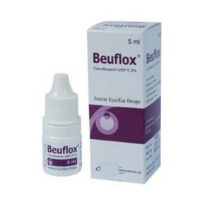 Beuflox Eye Drop 0.3% (Ciprofloxacin)