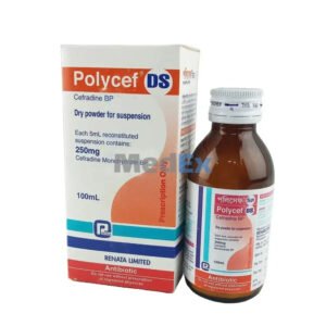 Polycef DS Suspension 250 mg/5 ml  (Cephradine 250 mg/5 ml)