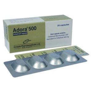 Adora Capsule 500mg (Cefadroxil Monohydrate 500 mg)