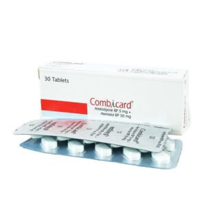 Combicard Tablet 5 mg + 50 mg (Amlodipine Besilate + Atenolol)