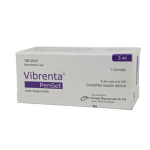 Vibrenta 3ml Injection (Insulin Glargine 100 IU/ml)