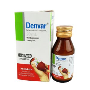 Denvar Suspension 100 mg/5 ml (Cefixime Trihydrate)