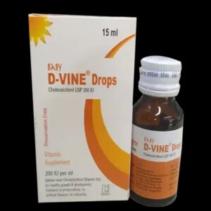 D-Vine Pediatric Drop 200 IU/ml (Cholecalciferol / Vitamin D3)