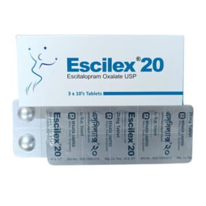 Escilex Tablet 20 mg – Escitalopram Oxalate